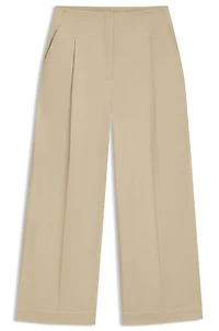 Relaxed-fit trousers stretch cotton