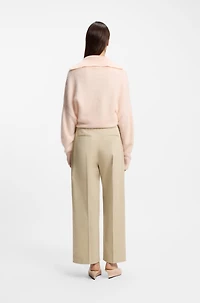 Relaxed-fit trousers stretch cotton