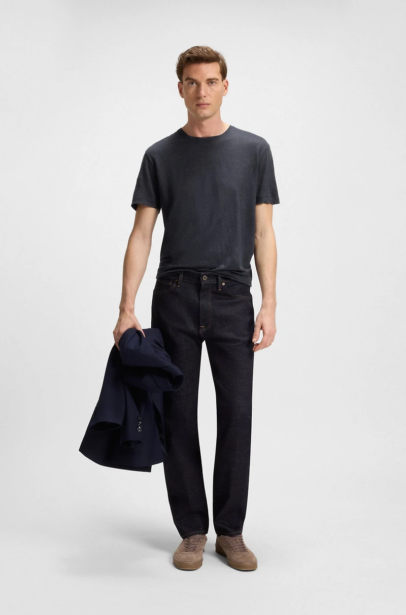 BECKHAM x BOSS T-shirt soft linen