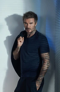 BECKHAM x BOSS T-shirt soft linen