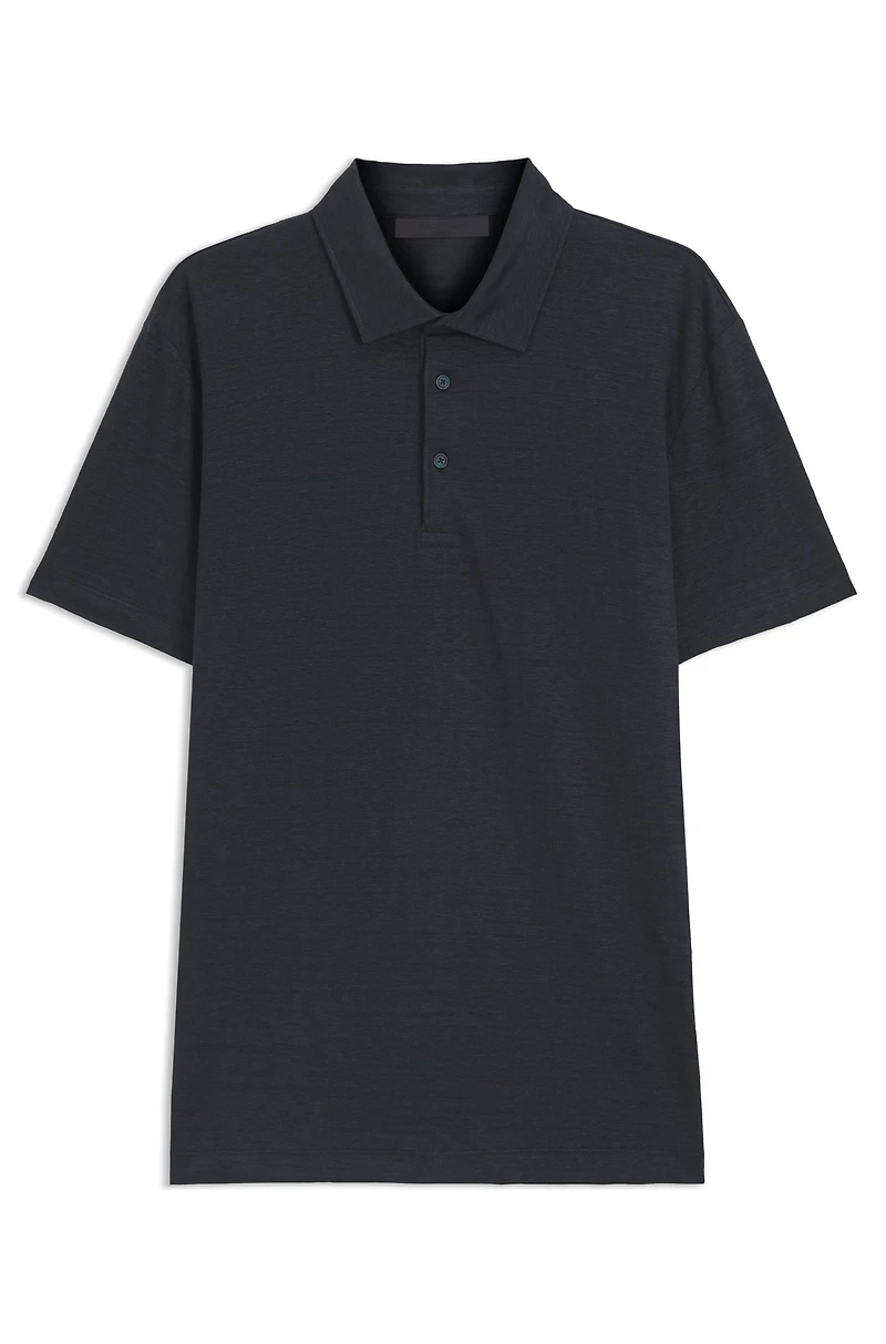 BECKHAM x BOSS polo shirt linen