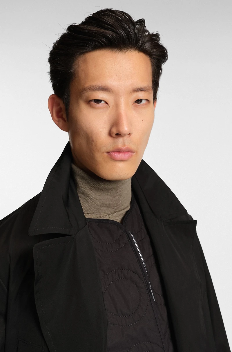 THE CHANGE water-repellent coat with detachable vest