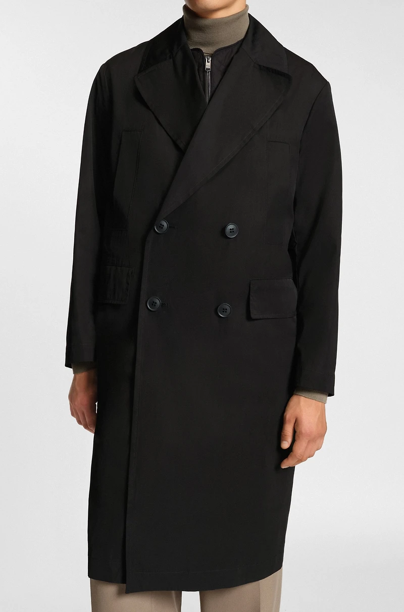 THE CHANGE water-repellent coat with detachable vest