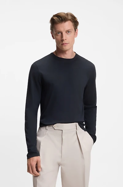 BECKHAM x BOSS T-shirt mercerised cotton