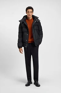 Leather Chelsea boots with signature-stripe detail