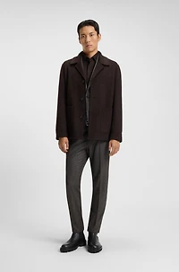 Lug-sole Chelsea boots leather