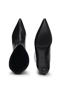 Leather boots with 3.5cm heel
