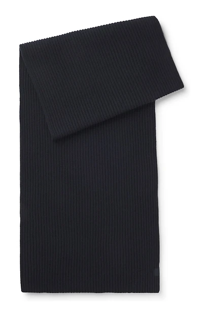BECKHAM x BOSS scarf in virgin wool and cashmere