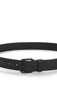 Tonal-buckle belt Italian leather