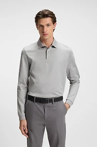 Perforated-pattern belt Italian leather