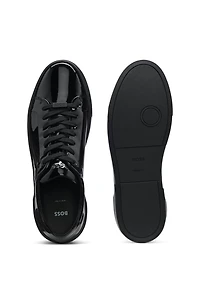 Gary trainers with patent effect