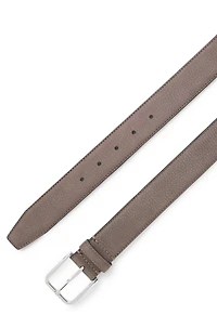 Pin-buckle belt Italian nubuck