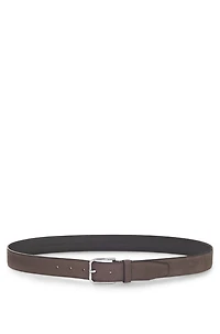 Pin-buckle belt Italian nubuck