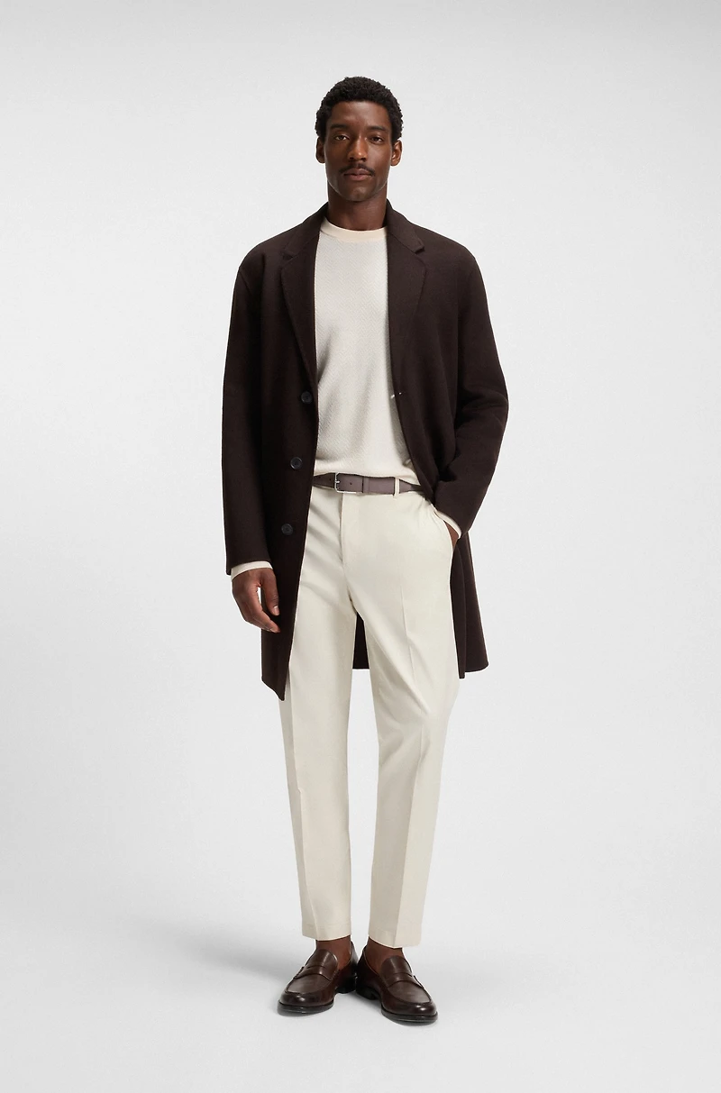 Pin-buckle belt Italian nubuck