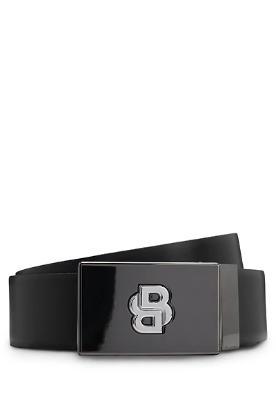 Reversible belt in Italian leather