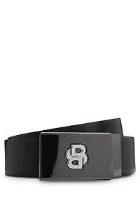 Reversible belt in Italian leather