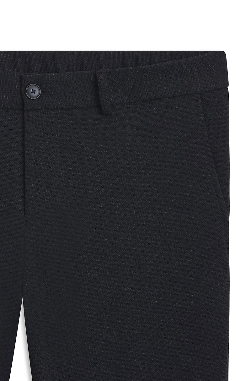 Slim-fit trousers performance-stretch fabric