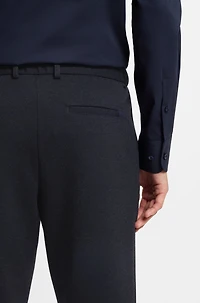 Slim-fit trousers performance-stretch fabric