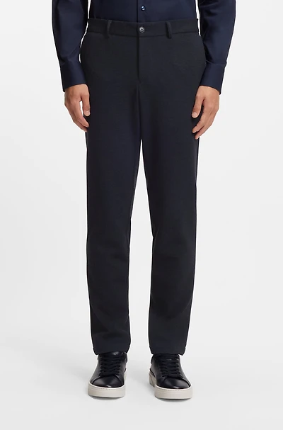 Slim-fit trousers performance-stretch fabric