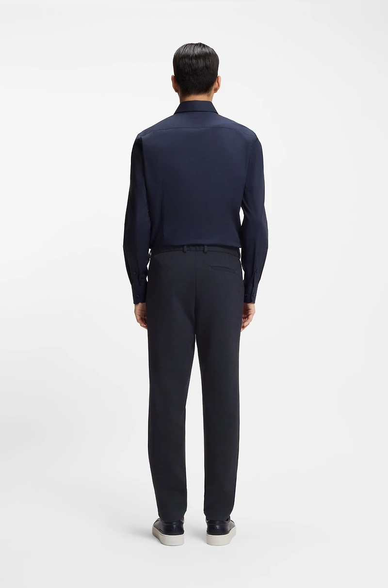 Slim-fit trousers performance-stretch fabric