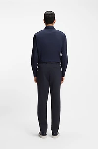 Slim-fit trousers performance-stretch fabric