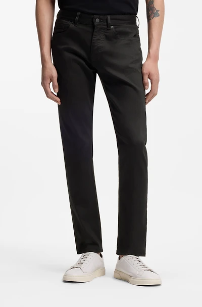 Delaware slim-fit trousers fade-resistant twill