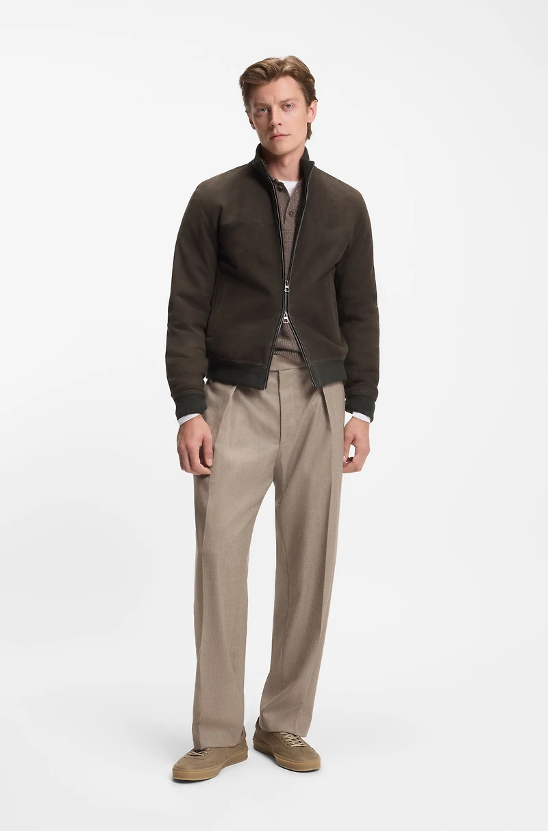 BECKHAM x BOSS rubber-sole trainers leather