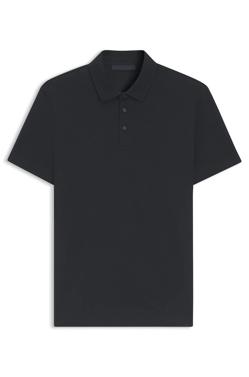 BECKHAM x BOSS polo shirt cotton and silk