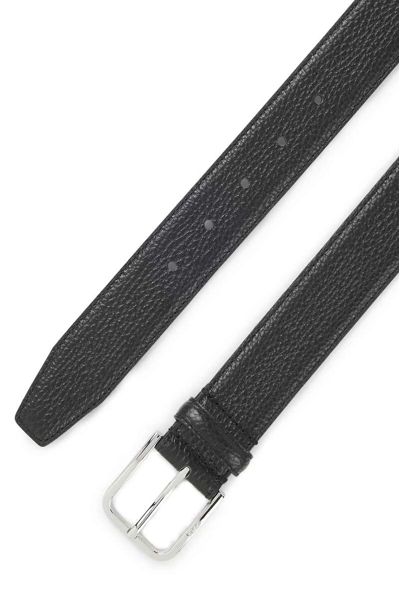 Pin-buckle belt Italian leather