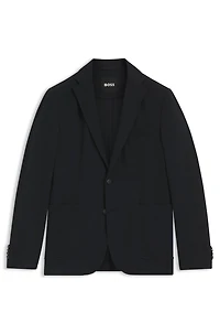 Slim-fit jacket performance-stretch fabric