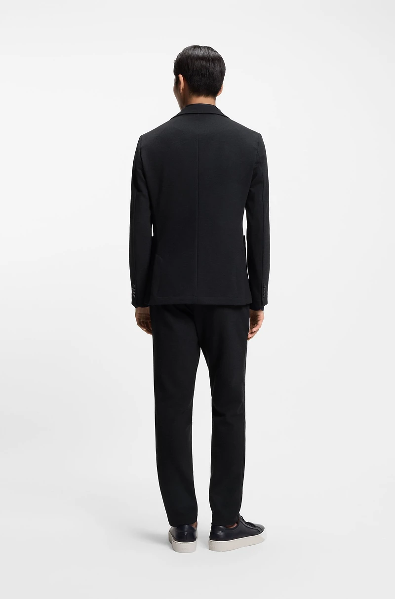 Slim-fit jacket performance-stretch fabric