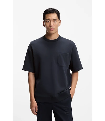 Peached T-shirt a cotton blend