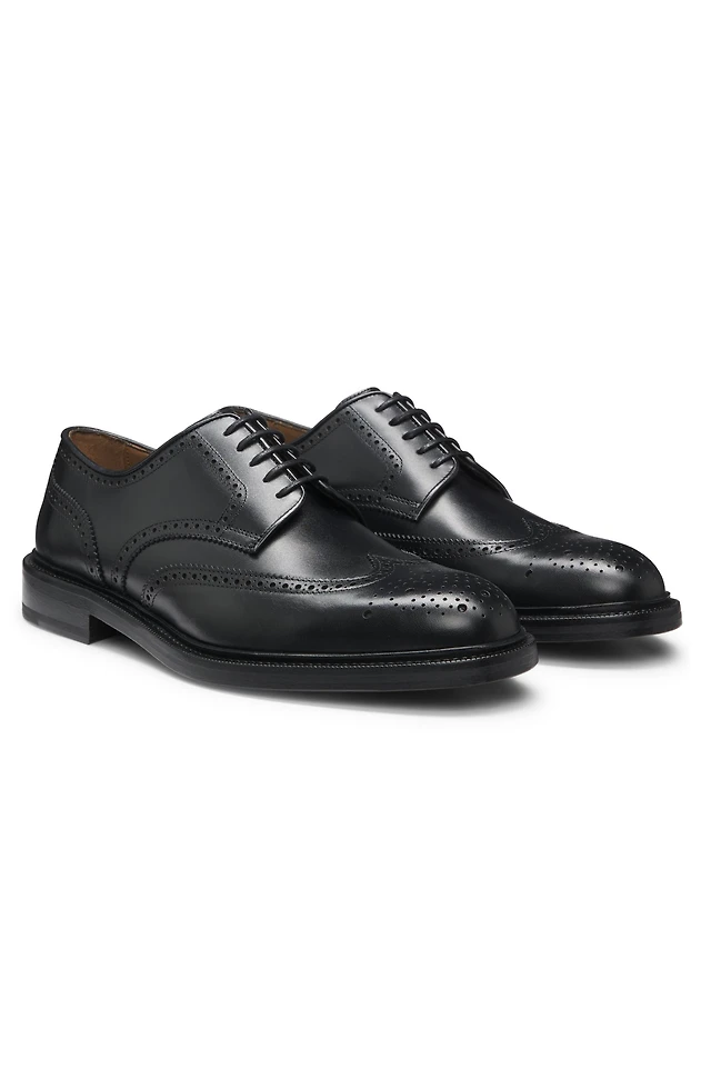 hugo boss dress shoes Leather Loafers - Boy 27 849 theyre fitted with a cushioned insole for a comfortable fit Hugo Boss Men's Tayil Lace-Up