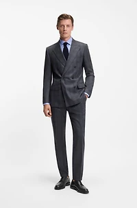 Brogue-detail Derby shoes burnished leather