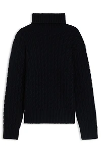 BECKHAM x BOSS cable-knit sweater wool and cashmere