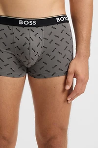 Three-pack of stretch-cotton trunks