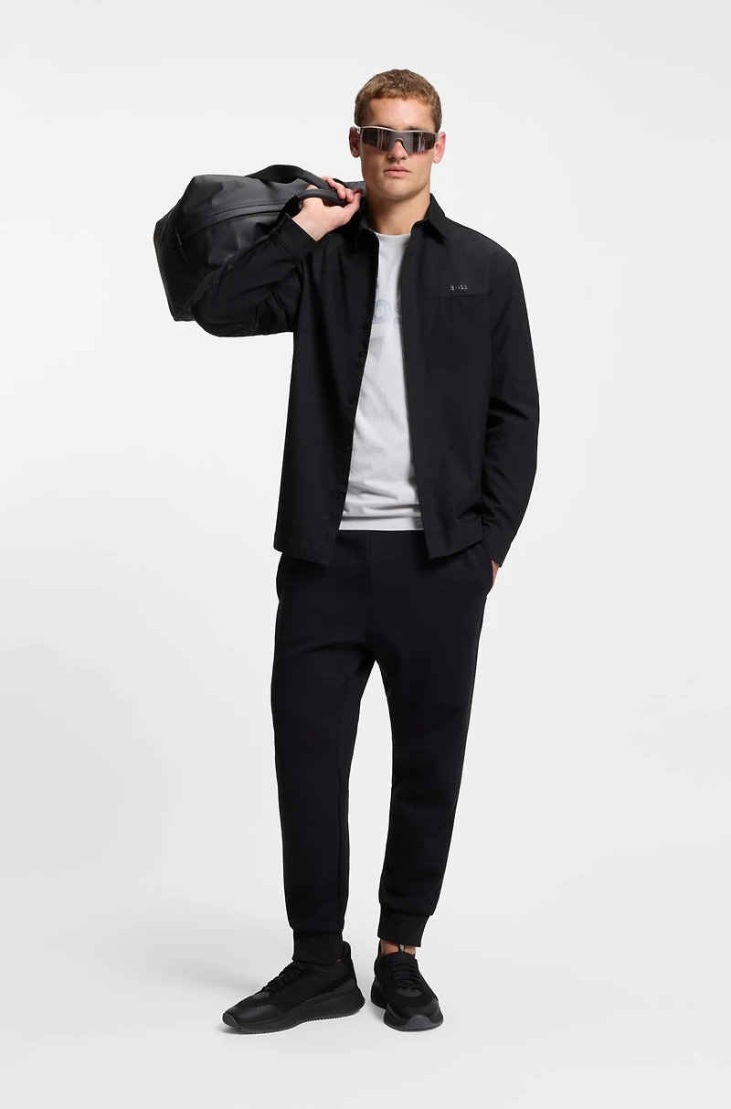 Relaxed-fit overshirt water-repellent twill