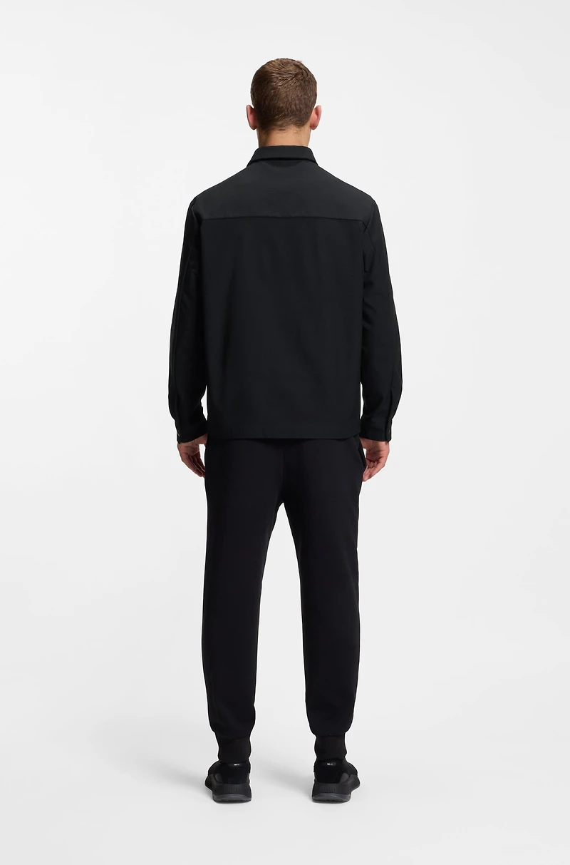 Relaxed-fit overshirt water-repellent twill