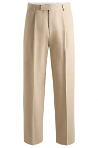 BOSS x Shohei Ohtani Trousers water-repellent cotton twill