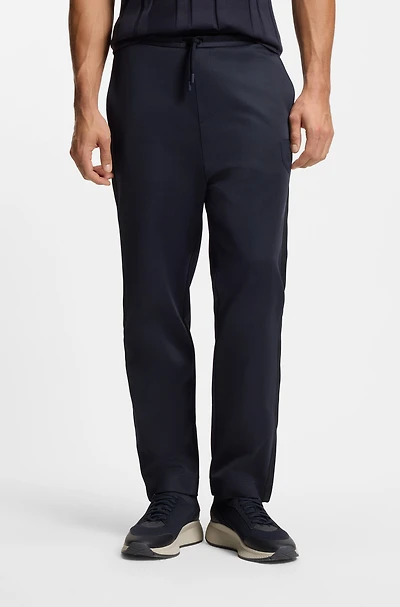 Crest-logo tracksuit bottoms a regular fit