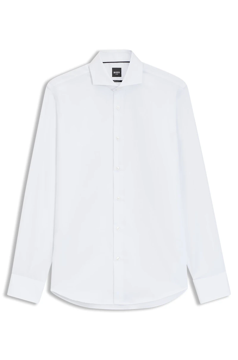 Wrinkle-resistant regular-fit shirt Oxford cotton