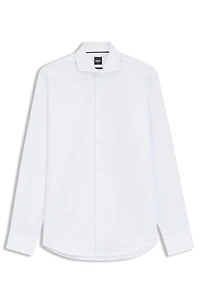 Wrinkle-resistant regular-fit shirt Oxford cotton