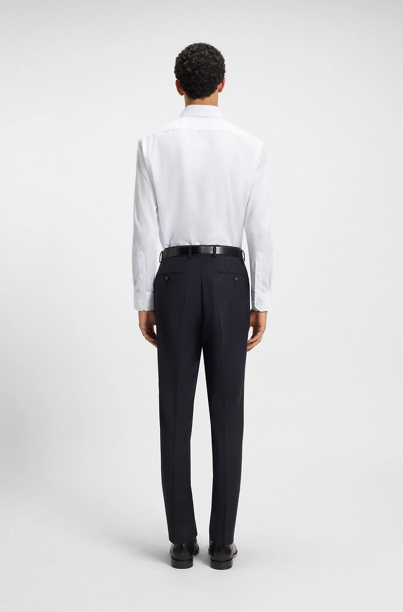 Wrinkle-resistant regular-fit shirt Oxford cotton