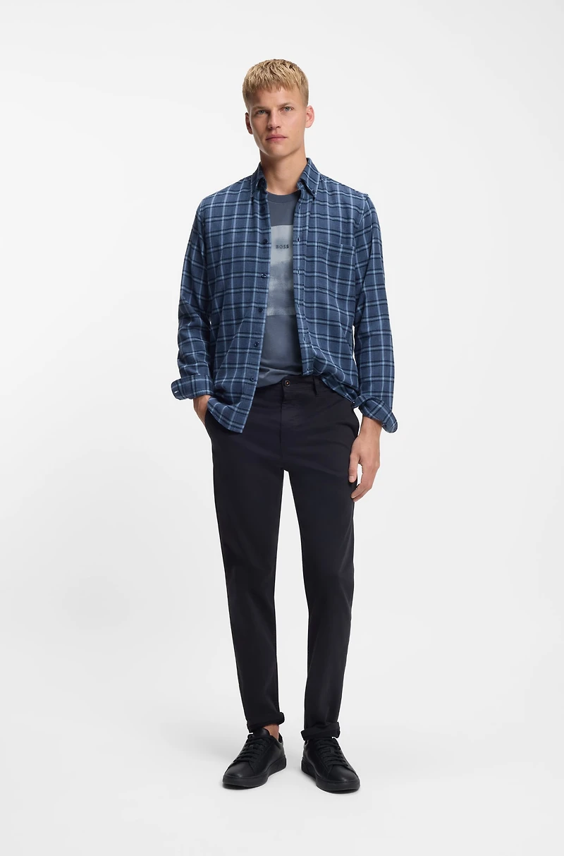 Printed-artwork T-shirt cotton jersey