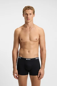 Three-pack of boxer briefs stretch cotton