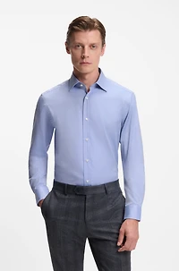BECKHAM x BOSS slim-fit shirt Oxford cotton