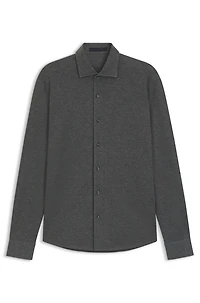BECKHAM x BOSS slim-fit shirt cotton jersey