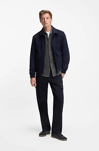BECKHAM x BOSS slim-fit shirt cotton jersey