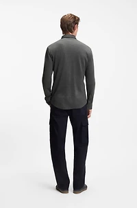BECKHAM x BOSS slim-fit shirt cotton jersey