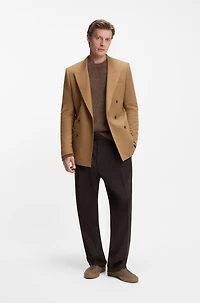 BECKHAM x BOSS double-breasted jacket wool and cashmere